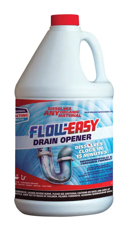 Flow-Easy Liquid Drain Opener 1 gal (Pack 4)