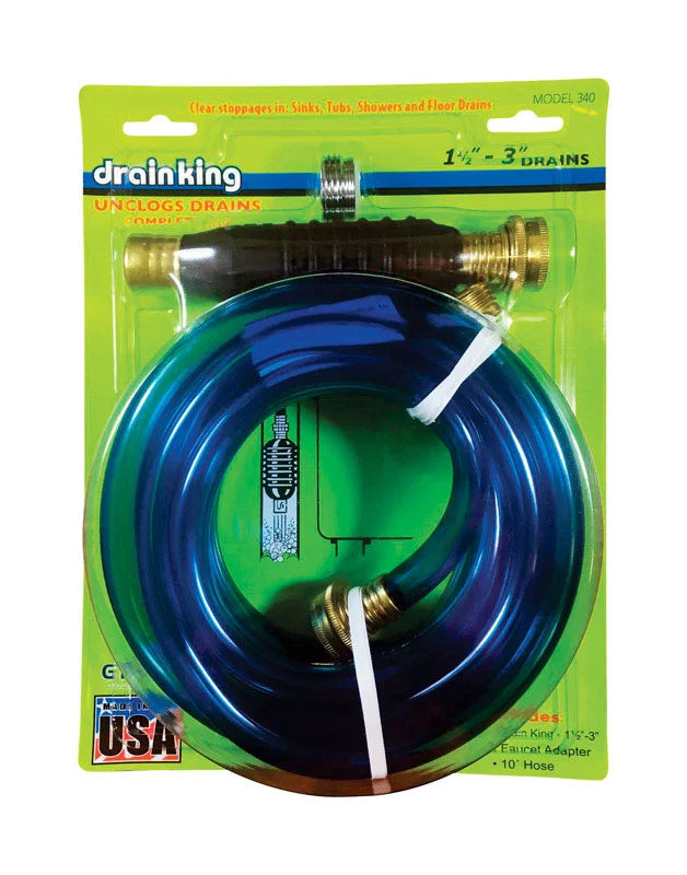 GT Water Products Drain King Drain Opener Clogged Drains