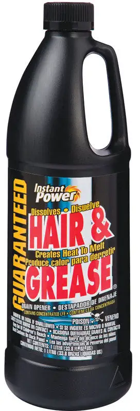 Instant Power Liquid Drain Opener 1 Liter 12 Pack Clogged Drains