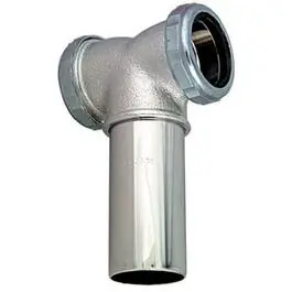 1-1/2-Inch O.D. Tube Slip Joint Kitchen Drain Center Outlet Tee Tailpiece Master Plumber