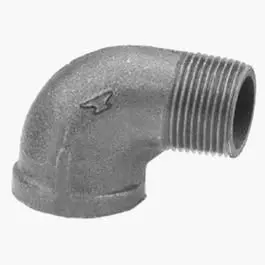 1-Inch Black Street Elbow 90-Degree Pipe Fitting Plumbing Systems Anvil