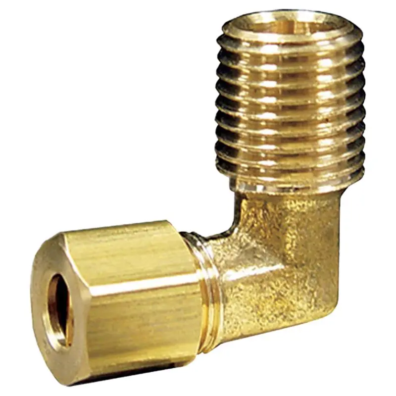 7/8 . Compression X 3/4 . D MPT Brass 90 Degree Street Elbow Pack 5 ATC