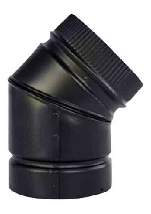 Selkirk DSP6E4-1 45 Degree Stove Pipe Elbow Aluminum