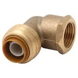 1/2 x 1/2-Inch FIP Elbow Lead-Free Brass Plumbing Fitting SharkBite