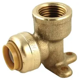 3/4 x 3/4-Inch FIP Drop Ear Elbow Lead-Free Brass Plumbing SharkBite