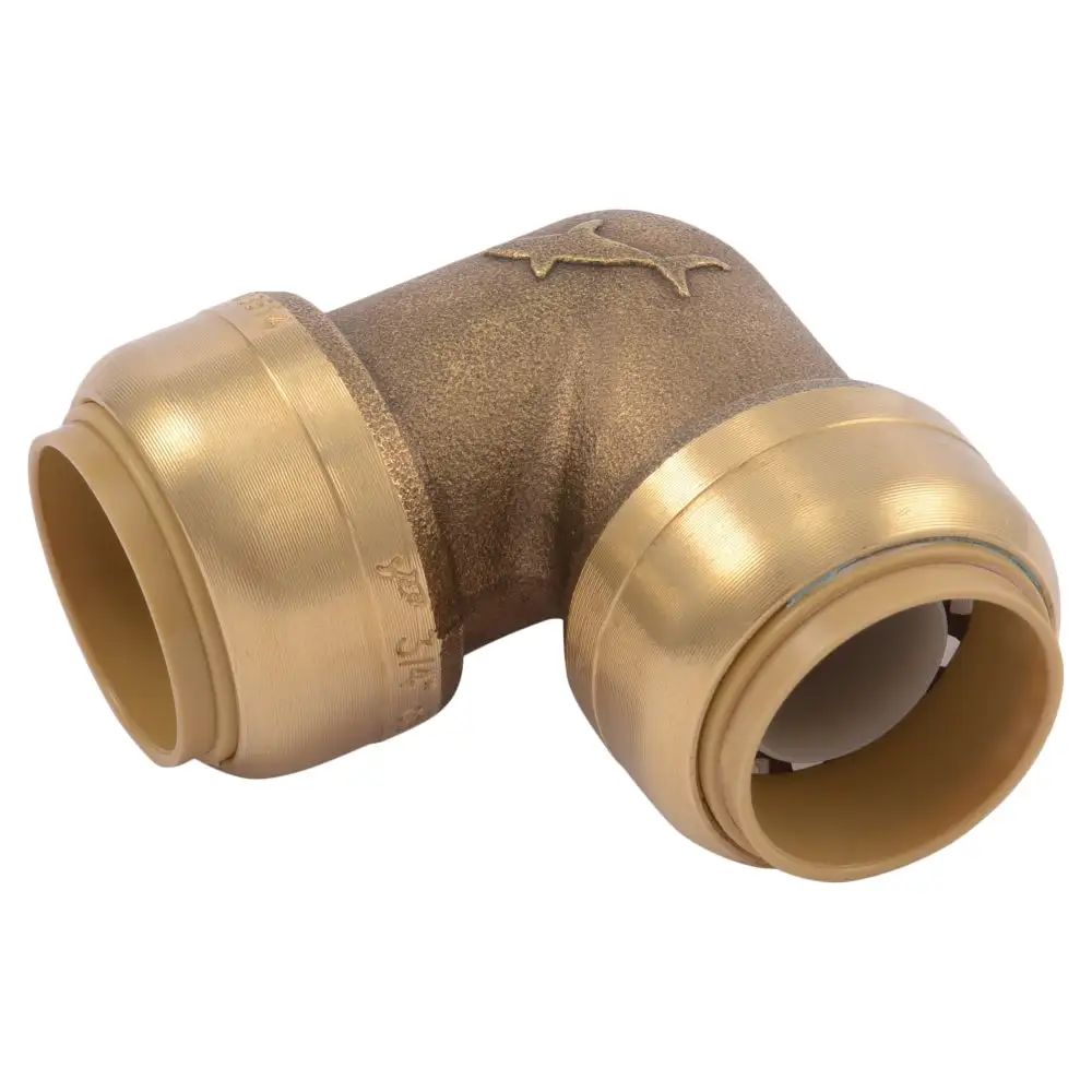 SharkBite Brass Elbows 90-Degree Connection 3/4 Inch 4-Pack
