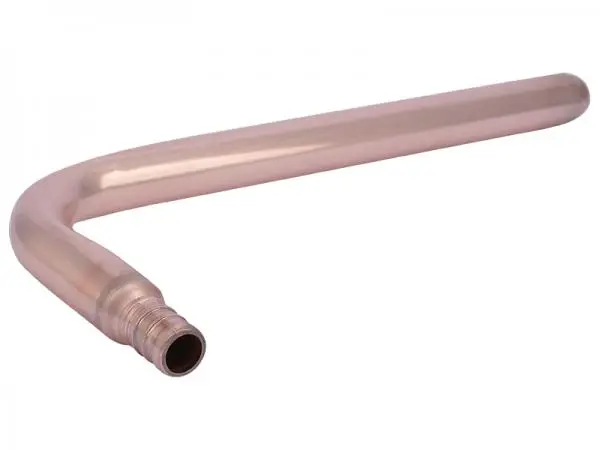 SharkBite 1/2 x Closed Brass Crimp Copper Stub-Out Elbow