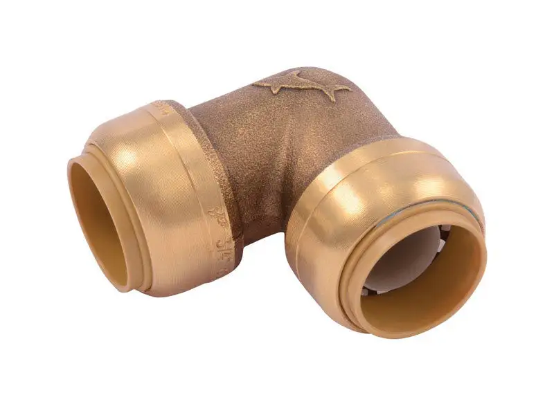 SharkBite 3/4 . Push X D Brass 90 Degree Elbow Fitting Plumbing