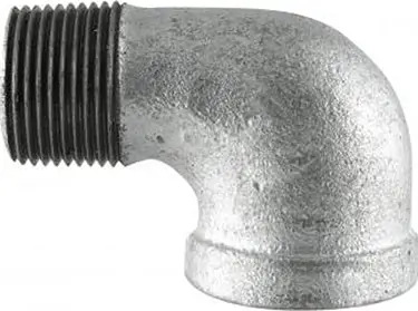 SE90-12 1/2 Galvanized 90 Degree Street Elbow Plumbing Stz Industries