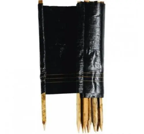 Mutual Industries 14987-2-2410 Silt Fence Stakes 24 x 100 Feet Black