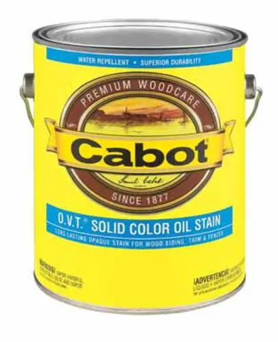 Cabot 01-6508 Solid Color Flat Cedar Stain Medium Base 116 Fl.Oz.