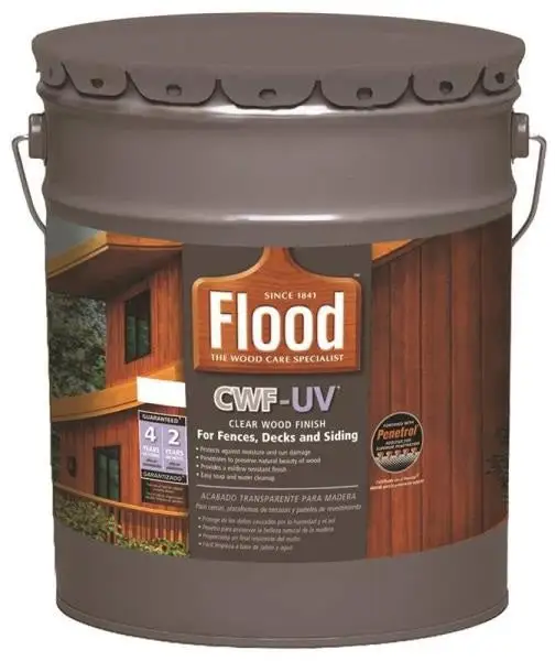 Flood CWF-UV Exterior Wood Finish Honey Gold 5 Gallon Weather Protection