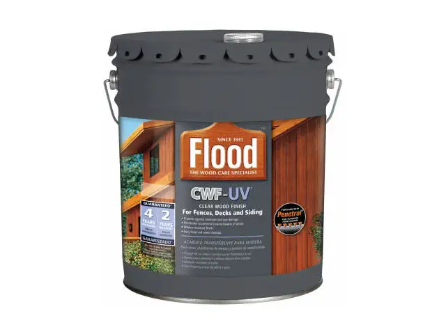 Flood CWF-UV Natural Wood Finish 5-Gallon Exterior Protection