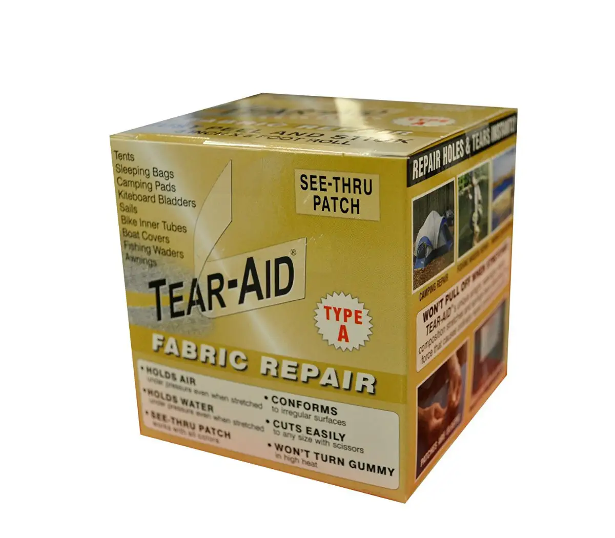 Tear-Aid D-ROLL--20 Fabric Repair Patch Kit Type Durable Repairs
