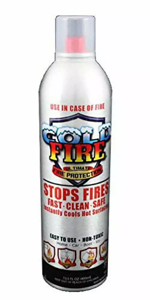 Cold Fire 13oz Supreme Fire Protection Spray Emergency Fire Suppression