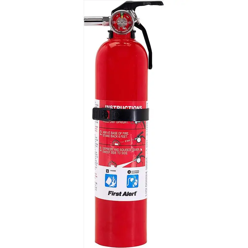 First Alert 2-3/4 lb Fire Extinguisher Garage OSHA US Coast Guard Approved Pack 4