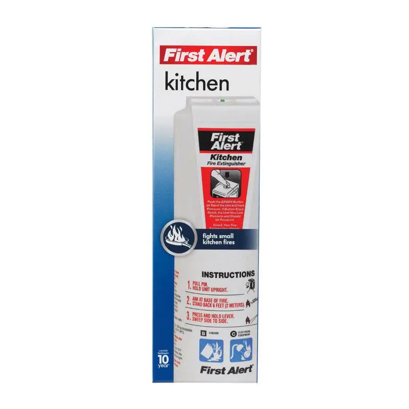First Alert 2 lb Fire Extinguisher Kitchen OSHA US Coast Guard Approved Pack 4