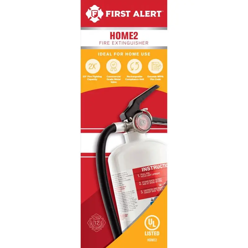 First Alert 5 lb Fire Extinguisher 2 Pack Home Workshop US Coast Guard Approved