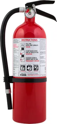 FIRE EXTINGUISHER 5 LB 3- Multi-Purpose Fire Safety Equipment Kidde