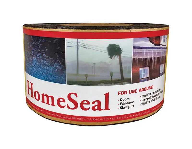 York HomeSeal 6x900 . Asphalt/Polyethylene Flashing Black Roofing