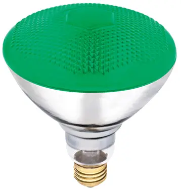 100 Watt PAR 38 Flood Light Bulb Green Indoor Outdoor Use Westinghouse
