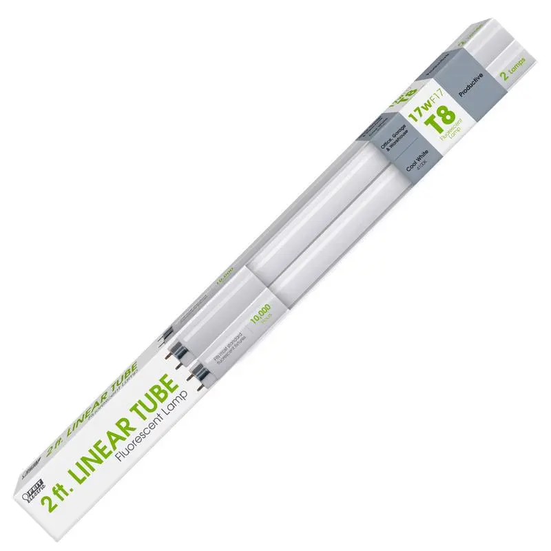 Feit Electric 17W T8 1 . D X 24 . L Cool White Fluorescent Bulb Pack 6