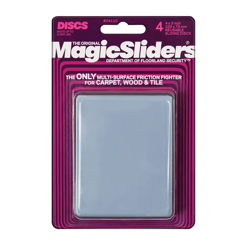Magic Sliders Gray Plastic Sliding Discs Pack 3