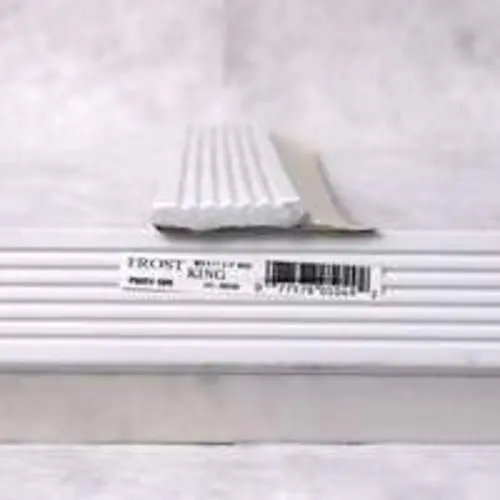 Frost King GR9 Garage Door Weatherseal 3 x 9 Feet White