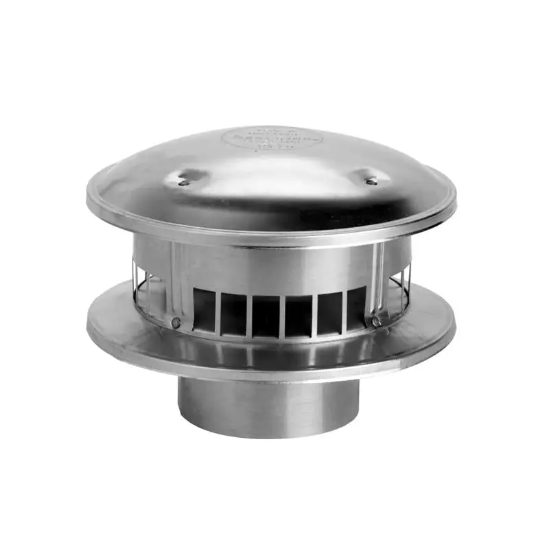 Selkirk 8RV-RT 8 . D X 16 . L Galvanized Steel Round Gas Vent Pipe Pack 4