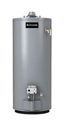Reliance 40 Gallon Short Natural Gas Water Heater Energy Efficient