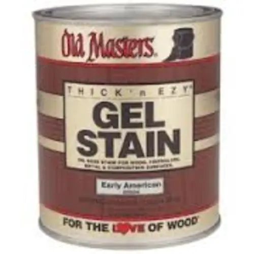 Old Masters 80204 Gel Stain Golden Oak 1 Quart Wood Staining and Protection