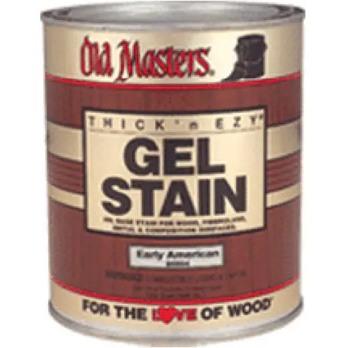 Old Masters 80208 Pt Gel Stain Golden Oak Wood Staining and Protection