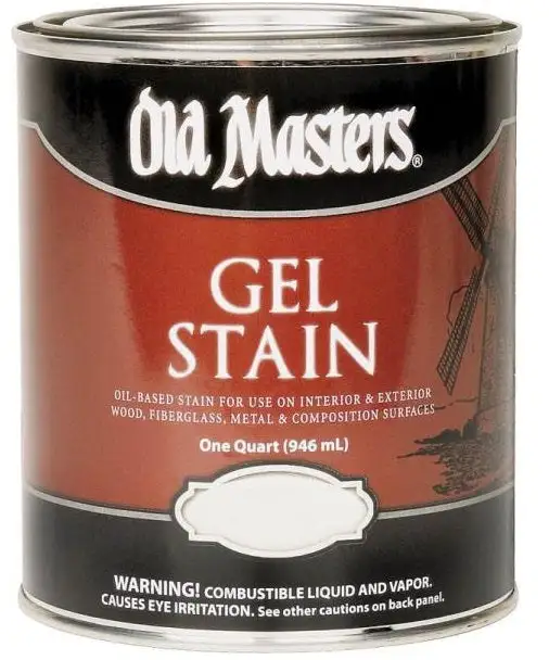 Old Masters 80904 Oil Based Gel Stain Fruitwood 1 Quart Rich Wood Colors