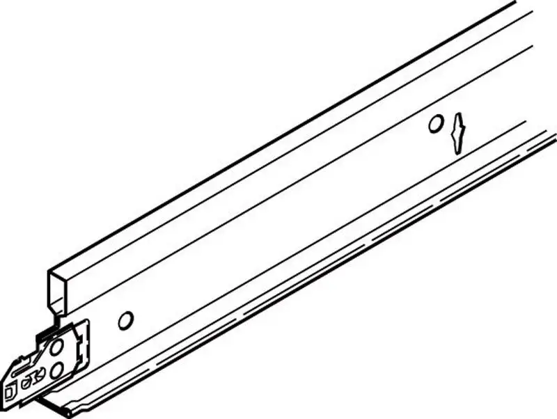 USG Donn Brand SDX416 1 Inch L x 0.942 Inch W Cross Tee Pack 60 Ceiling Grids