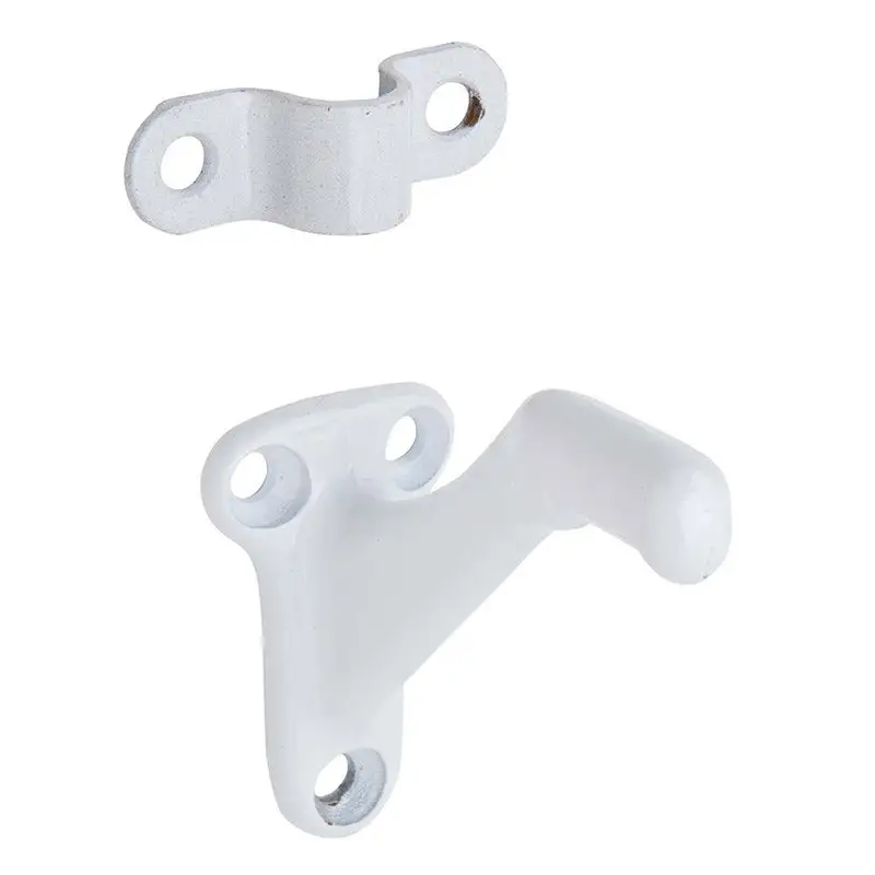 Ives Schlage White Aluminum Handrail Bracket Pack 20 Durable Hardware