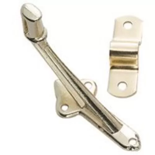 ProSource 61-Z080 Handrail Bracket 2-15/16 Inch Bright Brass Stair Hardware
