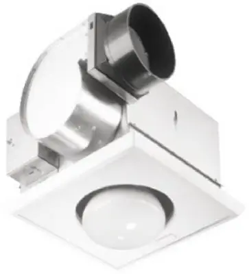 Broan 162 Single Bulb Infrared Heater Bath Fans Light Bathroom Comfort