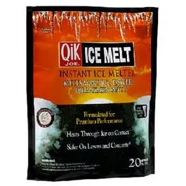 20-Lb Ice Melt Pellets Fast Acting Snow Melter Qik Joe