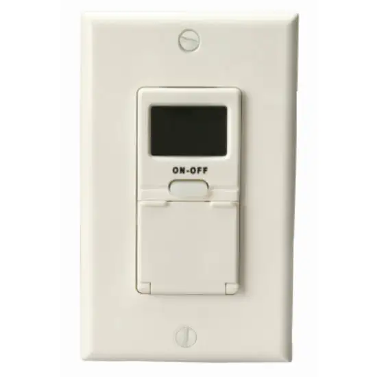 Woods 59018 -Wall 7-Day Digital Programmable Timer White Lights