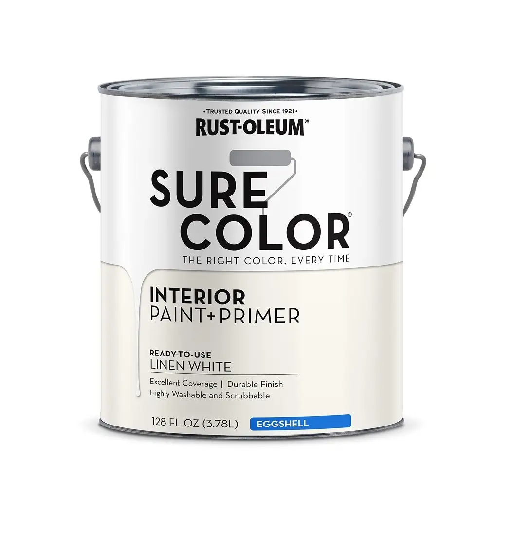 GAL Simply EggWHT Paint - Premium Eggshell White Interior Paint Walls and Ceilings