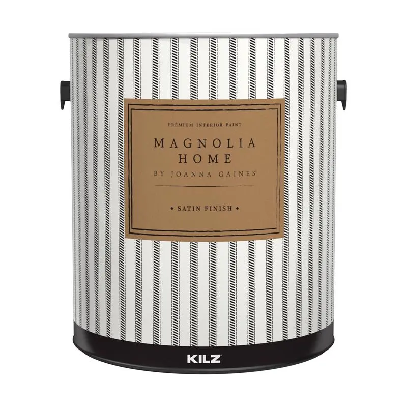 Magnolia Home Joanna Gaines KILZ Satin Tint Base Base 3 Acrylic Paint and Primer Interior Pack 4