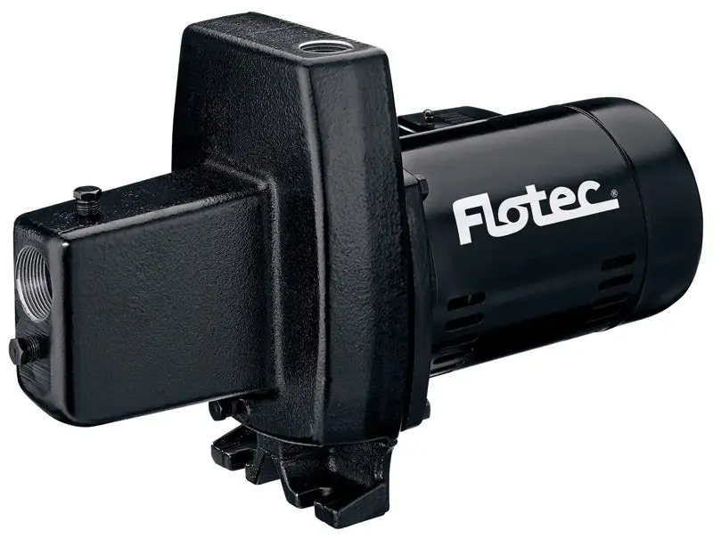 Flotec 3/4 HP 882 GPH Cast Iron Convertible Jet Well Pump Reliable Water Supply