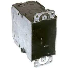 3 x 3.5-Inch Gangable Switch Box Electrical Metal Junction Box Wiring Raco