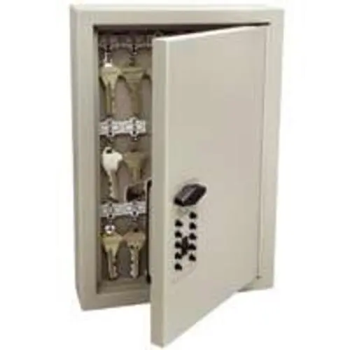 Supra 1795 30-Key Pushbutton Key Cabinet Wall Mount Security Box