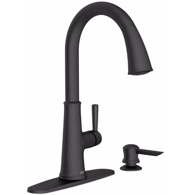 American Standard Maven One Handle Matte Black Pull Down Kitchen Faucet
