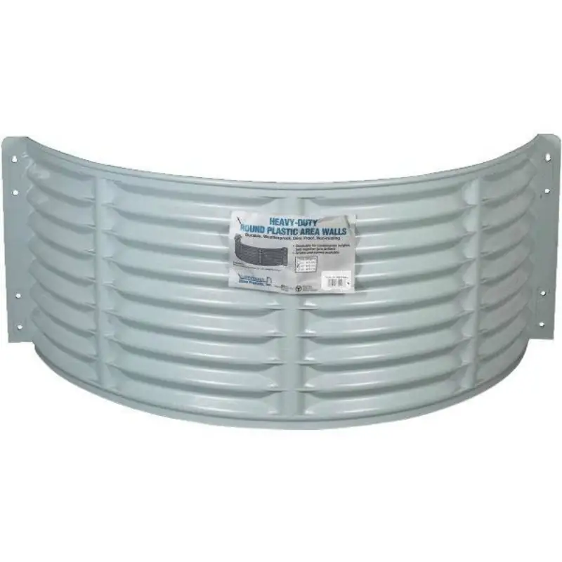 Amerimax 75204 Plastic Area Wall 12 Inch Landscape Edging Barrier