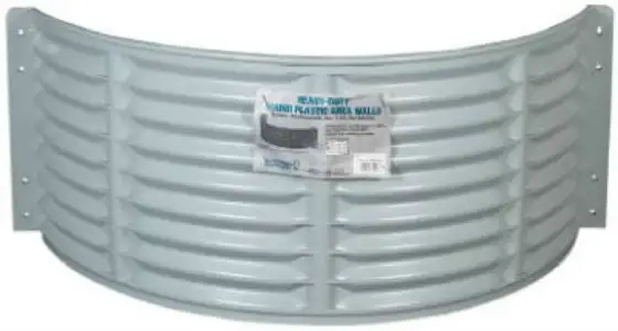 Amerimax 75208 Plastic Area Wall 18 Inch Heavy Duty Landscape Edging