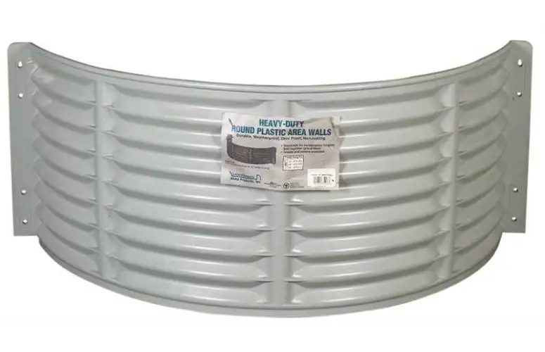 Amerimax 75210 Plastic Area Wall 24 Inch Extra Tall Landscape Barrier