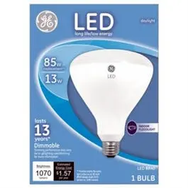 13-Watt LED Flood Light Bulb Daylight 1070 Lumens Bright Lighting GE