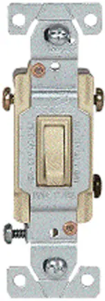 LIGHTED SP QUIET SWITCH IVORY - Decorative Light Switch Home Cooper Wiring